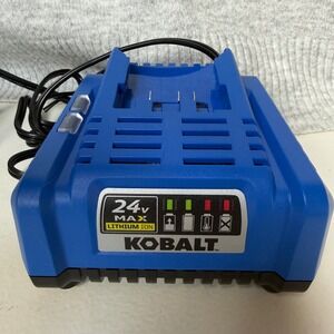 NEW Kobalt KRC 2445 03 24V Max Lithium Ion Battery Charger Blue Tool